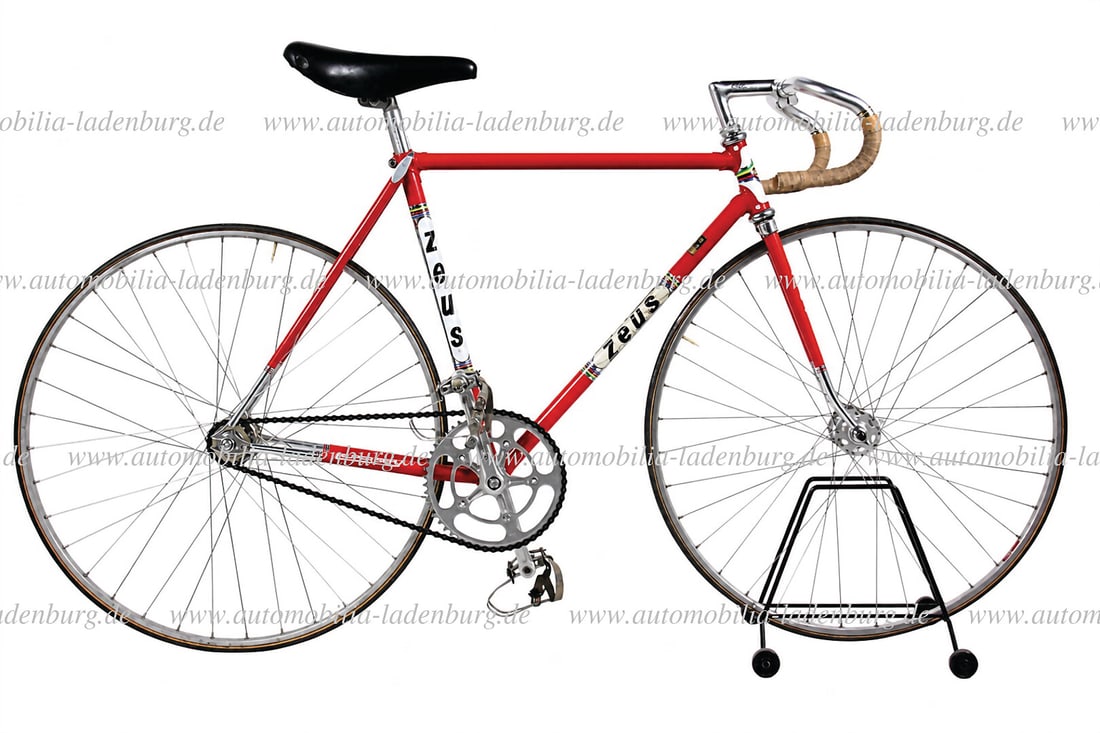 ZEUS / SUPER SER 1975, professional Zeus Pista track bike of the Spanish team Super Ser, from the (1 of 7)