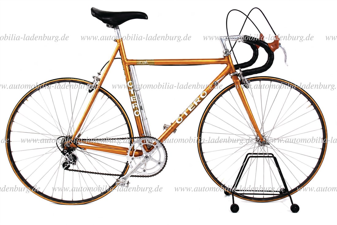 OTERO GOLD ARTESANO CONSTRUCTOR 1988, Otero CRONO time trial/race bike, built on a custom Otero (1 of 10)