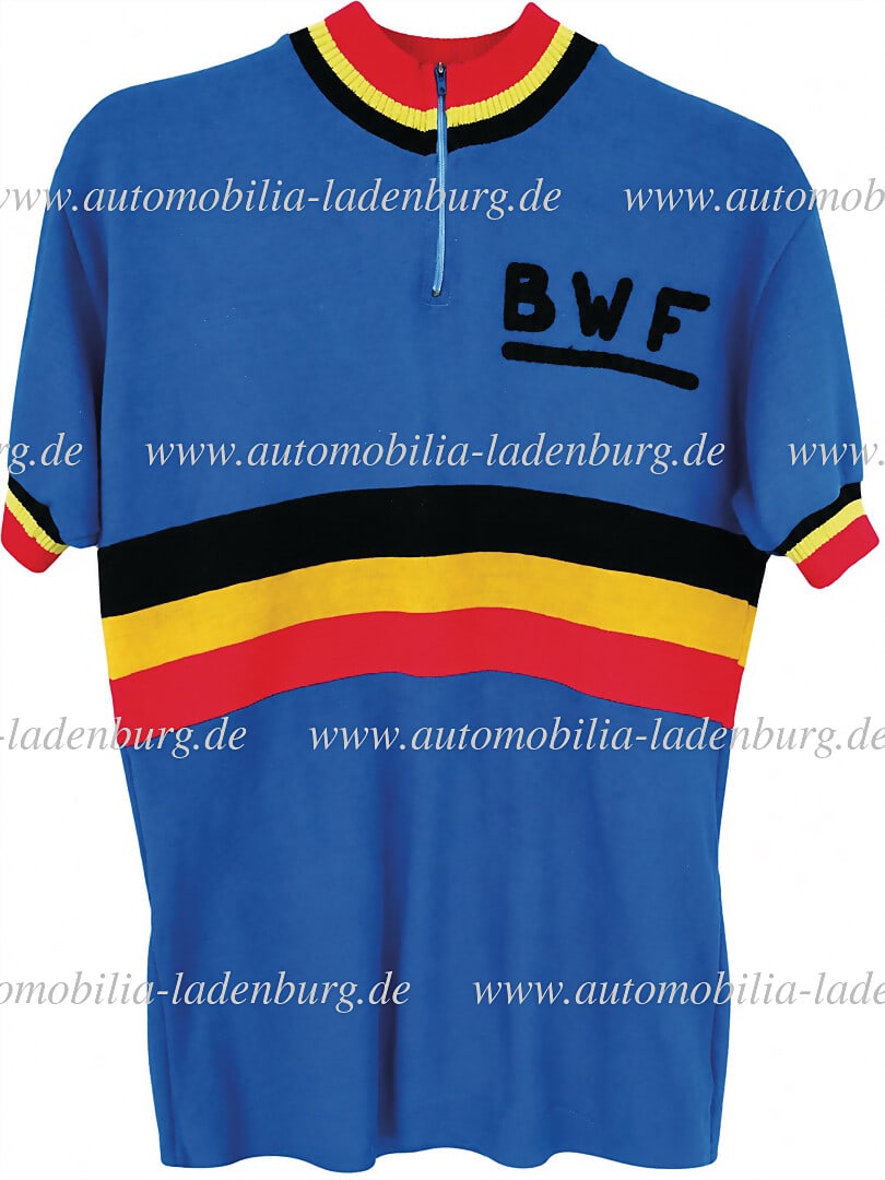 ROLAND LIBOTON Personal cycling jersey of the 10-time Belgian champion and 5-time world champion (1 of 2)