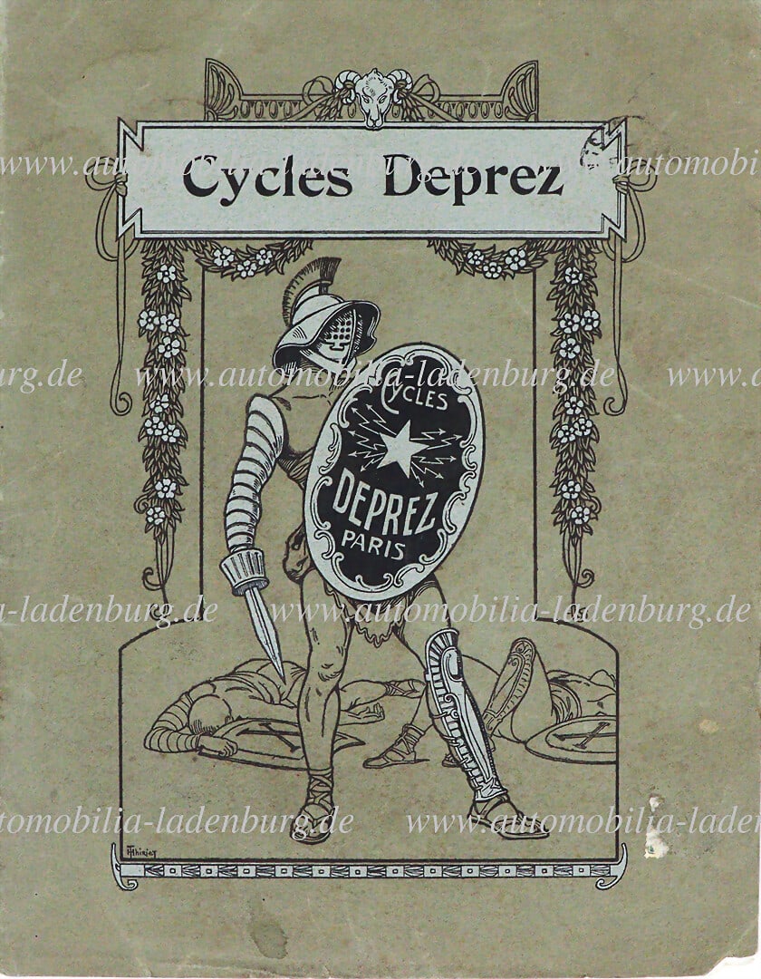 bicycle catalog, "Cycles Deprez", bicycles, accessories, 24.pages, good condition German (1 of 1)