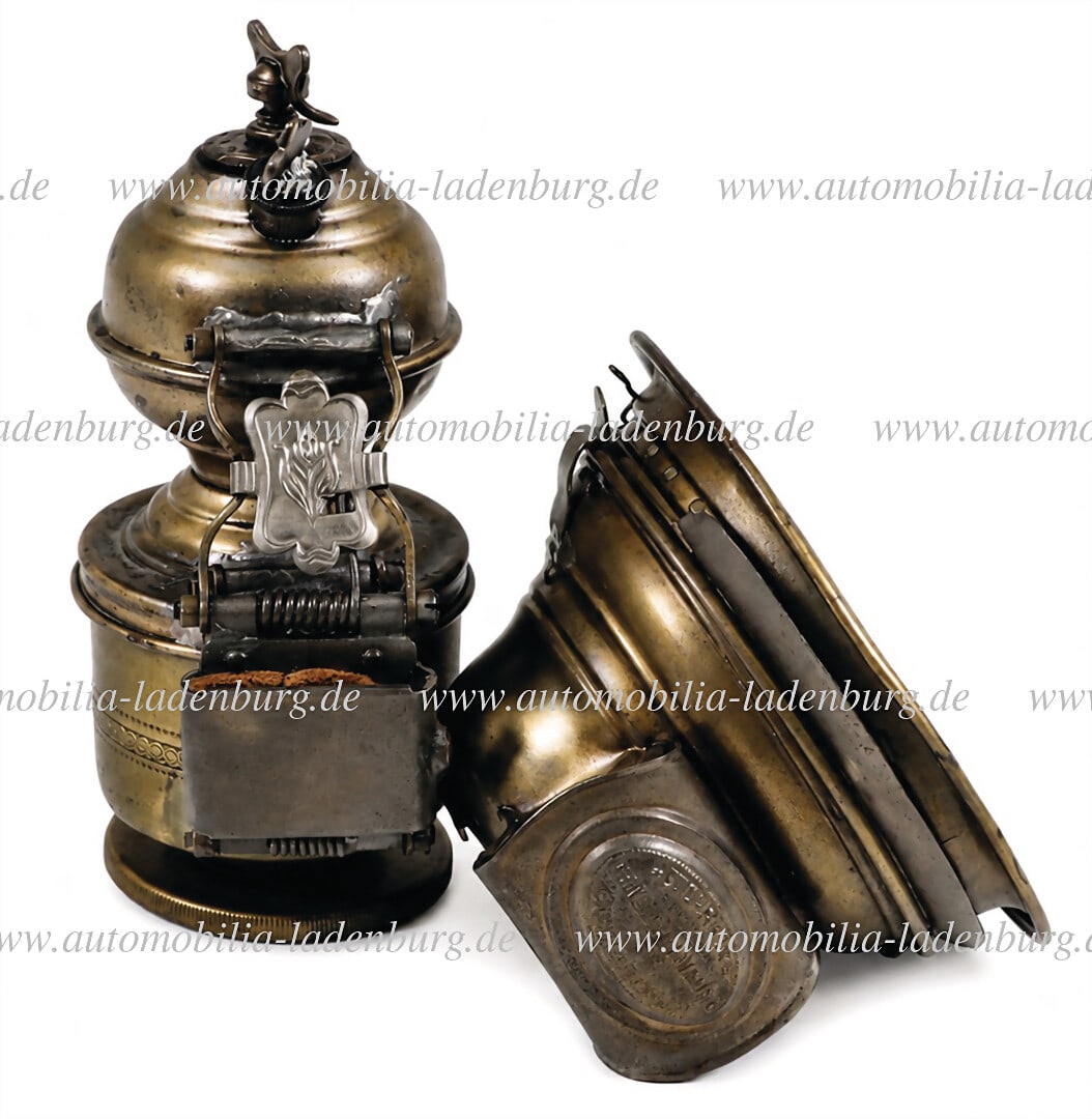BICYCLE FACTORY AUGUST STUKENBROK EINBECK Bicycle carbide/acetylene lamp, manufacturer (1 of 1)
