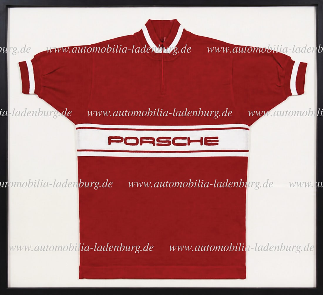 PORSCHE original Porsche racing bike jersey, brand Befa-Sport, red/white details, 78x38cm (probably (1 of 1)