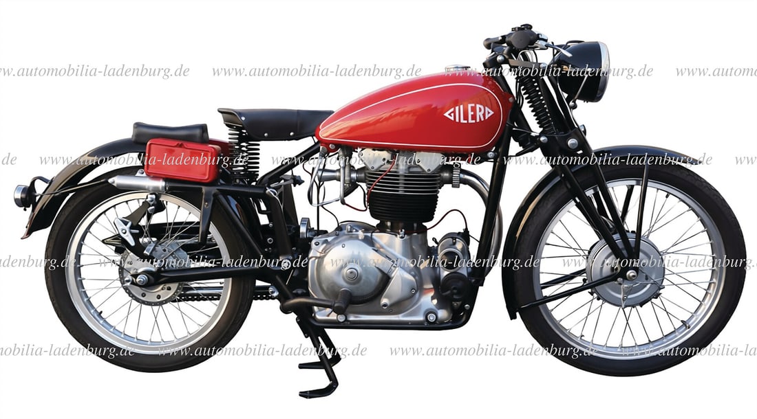 GILERA approx. 1948-1952, Gilera Saturno, rare Italian post-war sports single cylinder in classic (1 of 5)