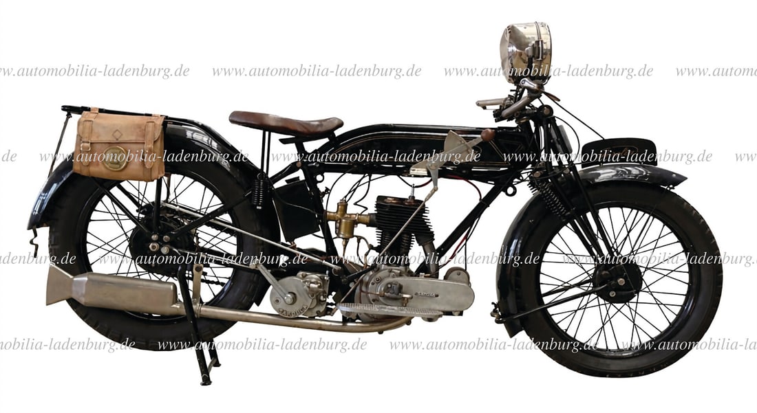 SAROLÃ‰A ca. 1920s, original SarolÃ©a motorcycle, rare early motorcycle with (1 of 5)