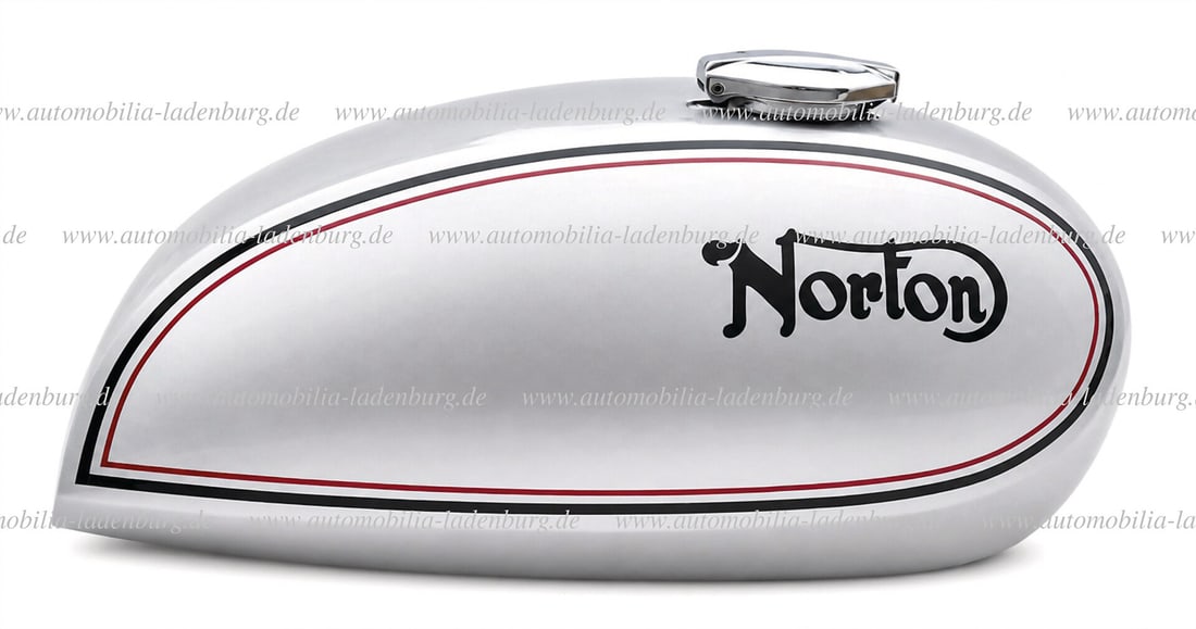 NORTON Norton plastic tank, e.g. for Norton-Commando, good condition German Description NORTON (1 of 3)