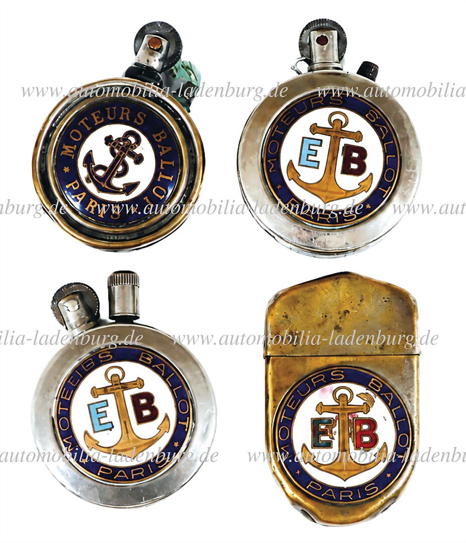 BALLOT PARIS Mixed lot of 4 lighters "Moteurs Ballot Paris" German Description BALLOT PARIS (1 of 1)