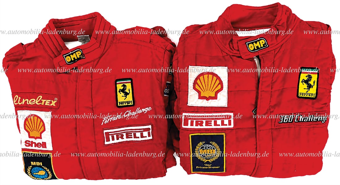 FERRARI Mixed lot of two OMP driver overalls Ferrari Challange / 360 Challenge, 1x size 56, 1x (1 of 1)