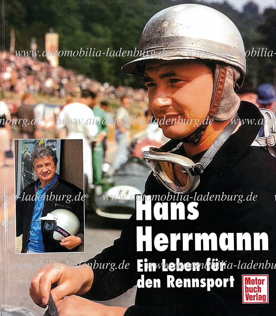 HANS HERRMANN hand-signed and limited edition book "Hans Herrmann - A life for racing", inside (1 of 2)