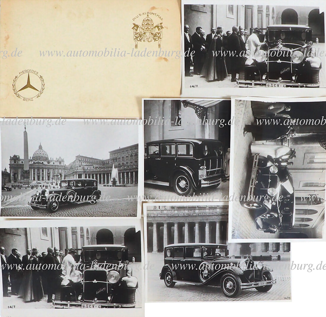 MERCEDES BENZ 1930, catalog on the occasion of the delivery of the Mercedes type NÃ¼rburg (1 of 1)