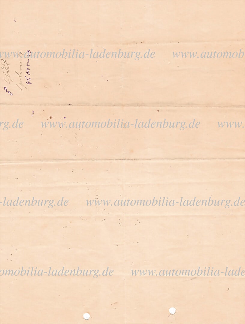 DAIMLER MOTORS COMPANY 1913, signed letter with letterhead "Villa Mercedes - Promenade des Anglais - 2