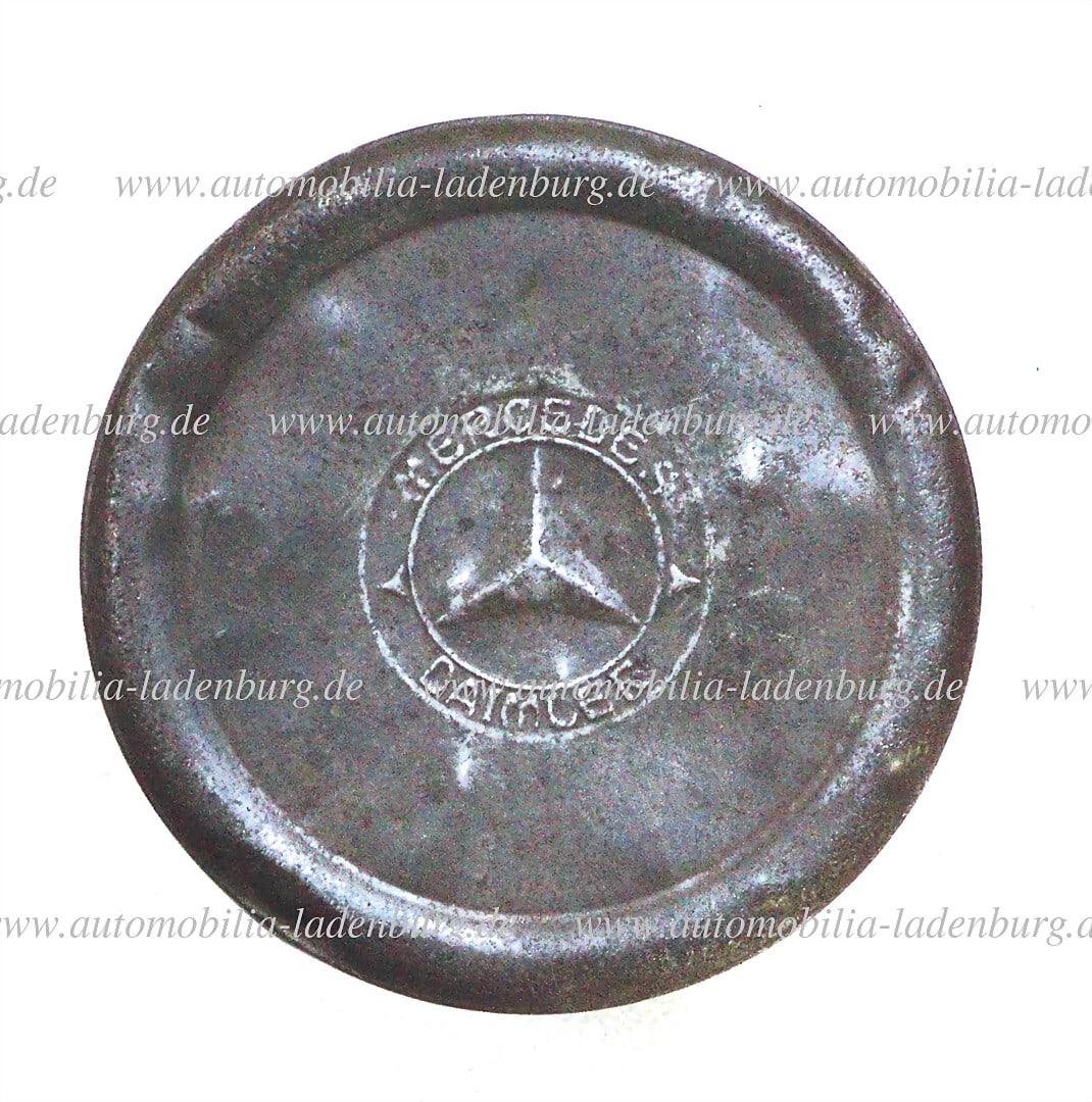 DAIMLER MOTREN COMPANY Tin can "Mercedes / Daimler", diameter 10cm, height 7.5cm German (1 of 1)