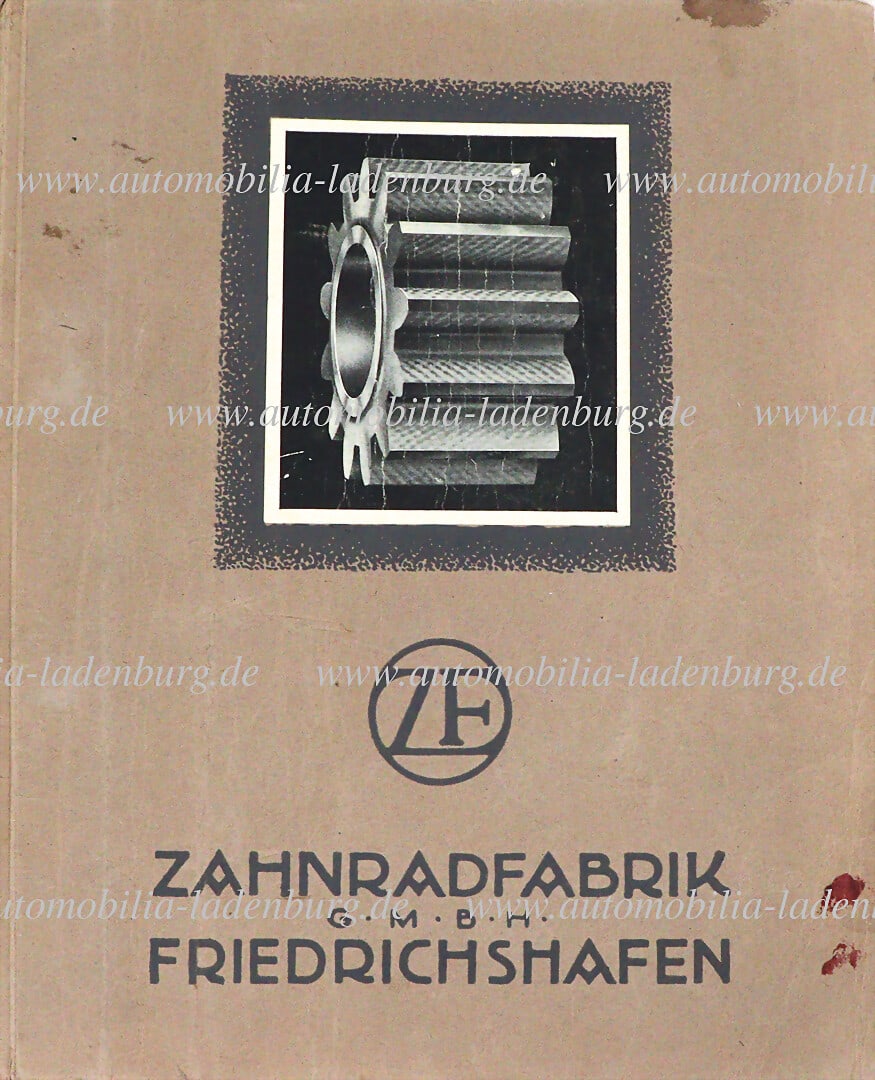 ZF GEARBOXES mixed lot of 23 brochures of Zahnradfabrik Friedrichshafen (ZF), among them (1 of 1)