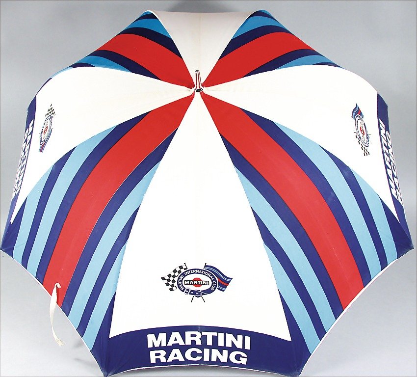 MARTINI RACING TEAM big umbrella from the '70s, good co May 24, 2014