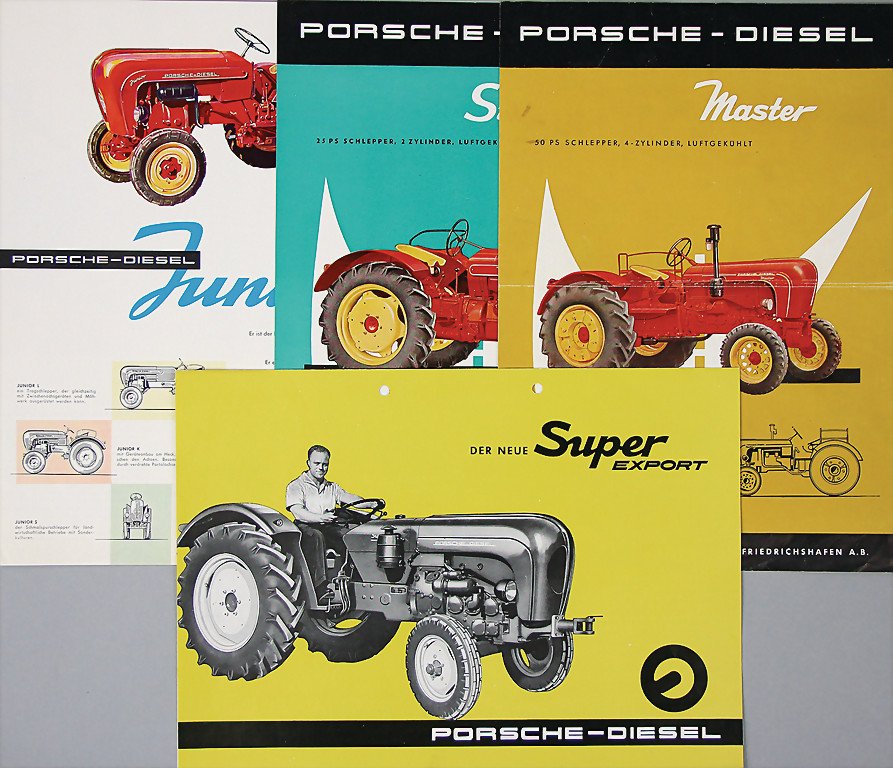 PORSCHE mixed lot of 4 pieces, sale documents, No. 1: (1 of 1)