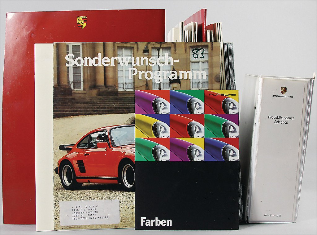PORSCHE mixed lot with 50 pieces, c. mid '80s till (1 of 1)