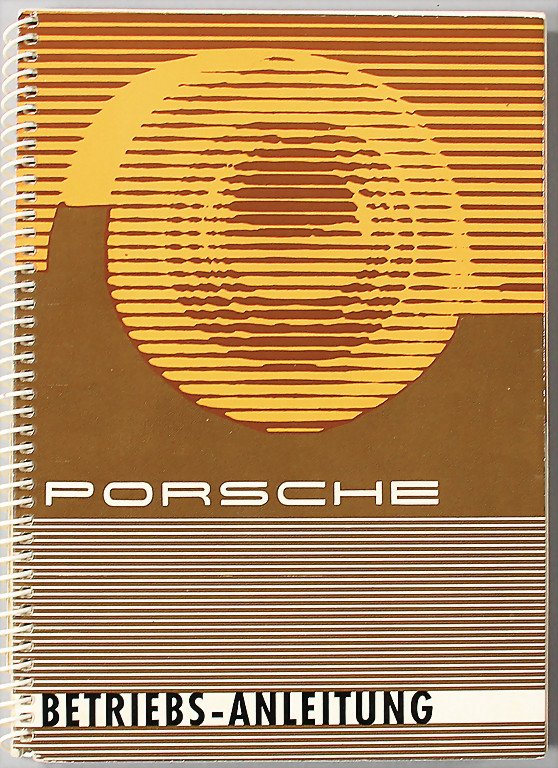 PORSCHE September 1959 (W31), operating instruction (1 of 1)