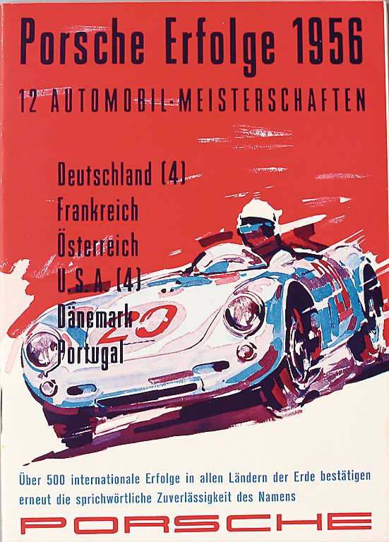 PORSCHE Germany 1956, brochure "Porsche Erfolge, 12 (1 of 1)