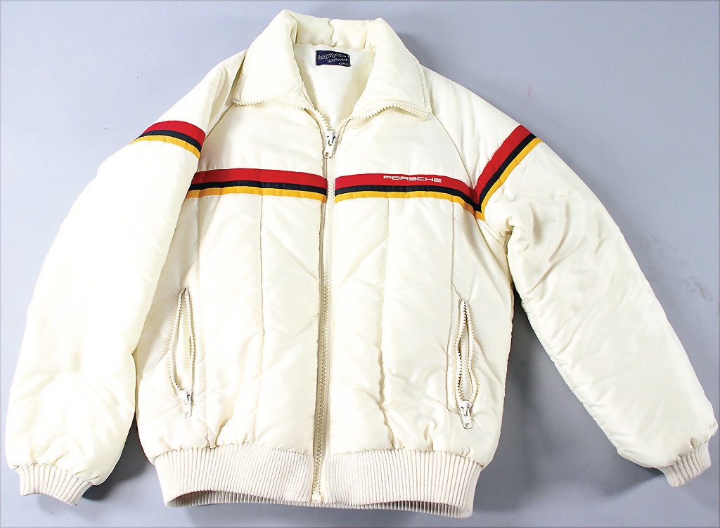 PORSCHE motor sport jacket, early-mid '80s, size 52,: PORSCHE motor sport jacket, early-mid '80s, size 52, condition 2 German Description PORSCHE Motorsport-Jacke, Anfang-Mitte 80er Jahre, Gr. 52, Zust. 2