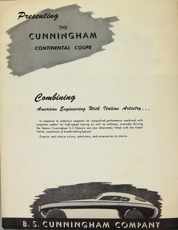CUNNINGHAM 2 folders, No. 1: 4-pages fold-out brochure (1 of 1)