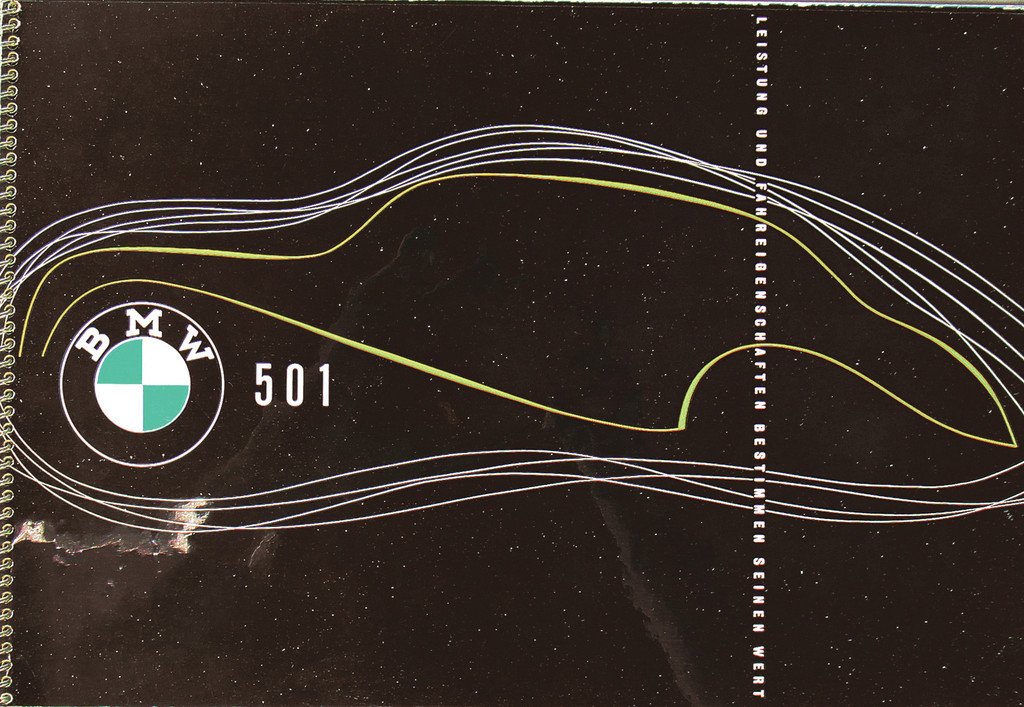BMW sales catalog 18 pages, '50s, model BMW 501, spiral (1 of 1)