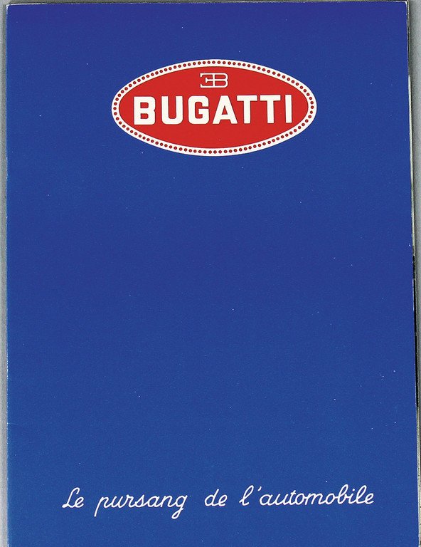 BUGATTI pomp catalog "Le Pursang de l´Automobile" for (1 of 1)