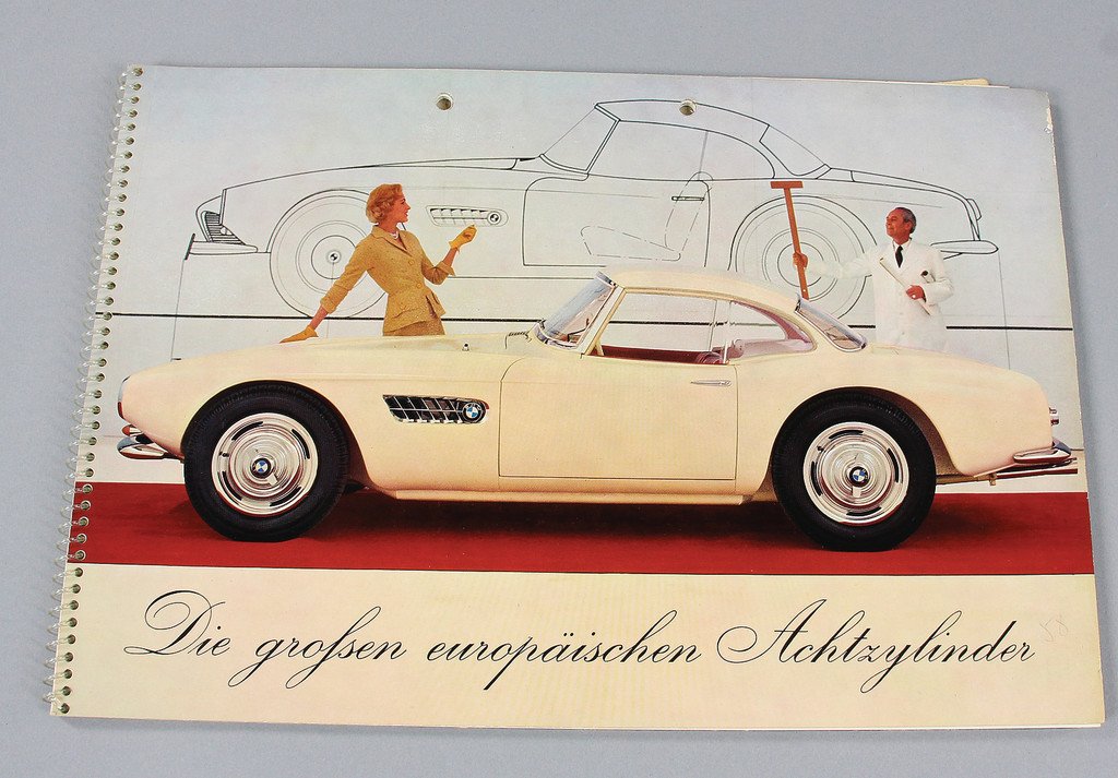 BMW 4 pieces mixed lot, sales catalogs/sales brochures, (1 of 1)