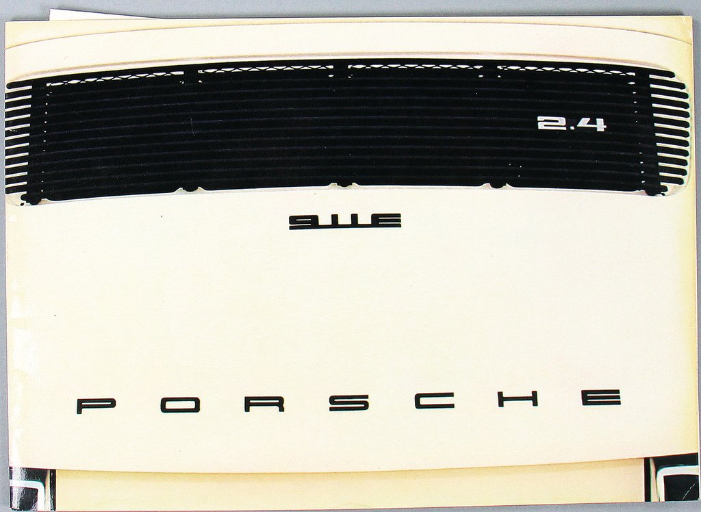 PORSCHE Germany 1971, large-sized sales catalog Porsche (1 of 1)