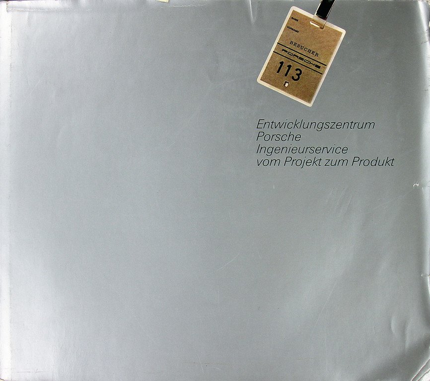 PORSCHE brochure "Entwicklungszentrum Porsche (1 of 1)