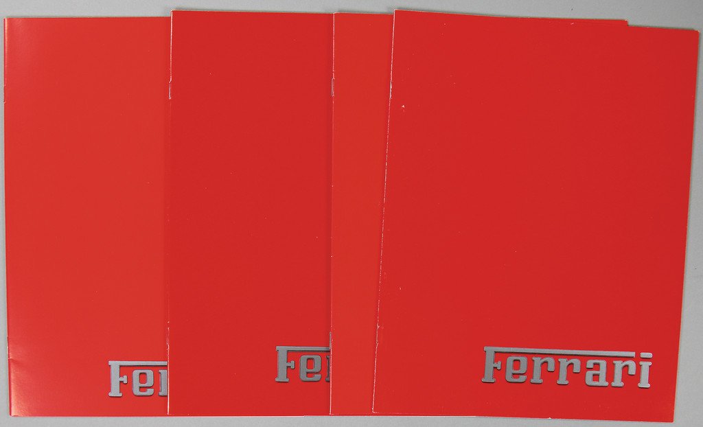 FERRARI 4x brochure model program with different print (1 of 1)