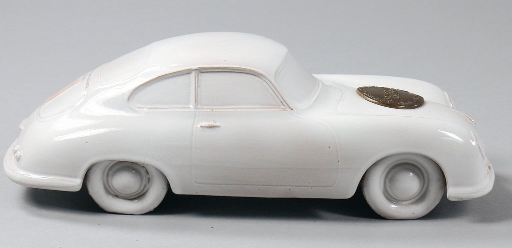 PORSCHE/HERBERT LINGE Porsche type 356 ceramic model (1 of 3)