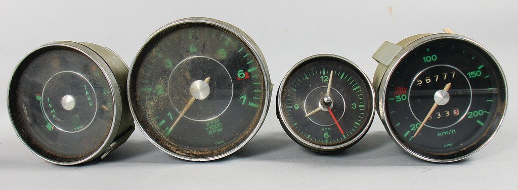 PORSCHE mixed lot of 4 board appliances, all 1965, (1 of 1)