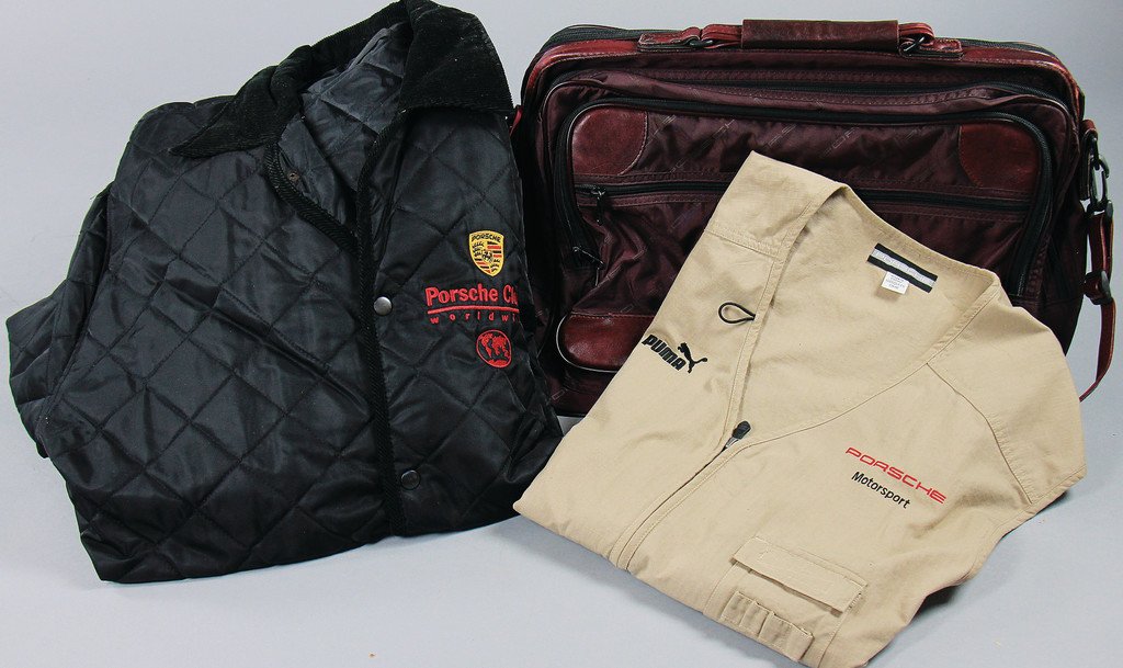 PORSCHE sports bag, late '90s, along with it 1 quilted (1 of 1)