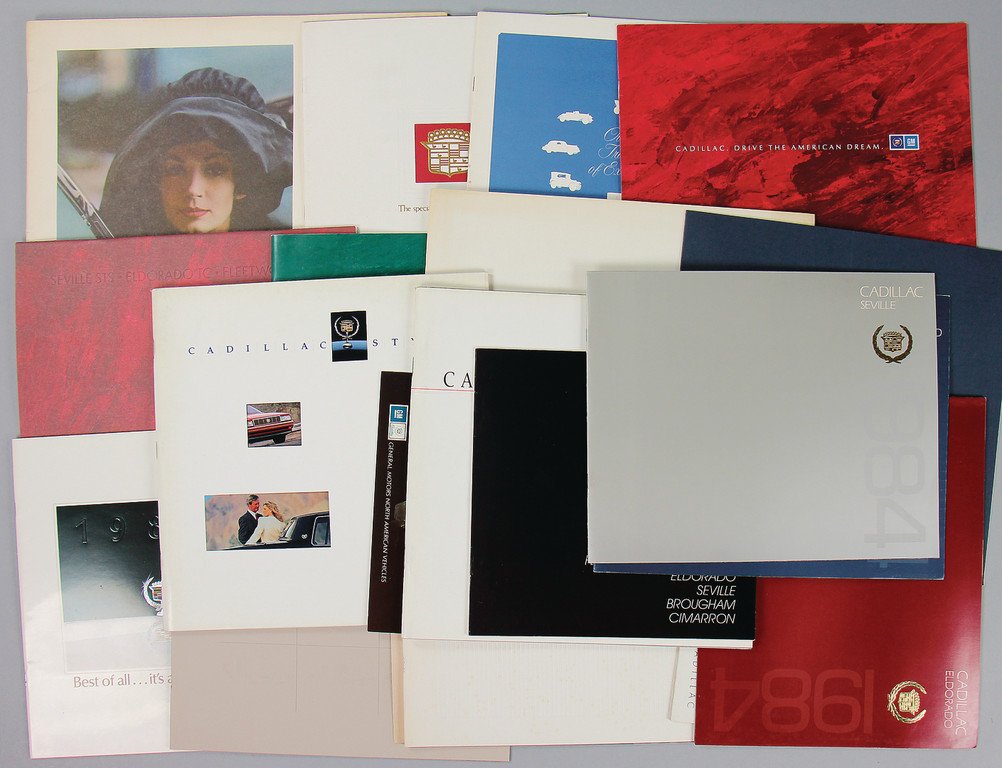 Cadillac from '60s to the '80s, mixed lot of 20 sales (1 of 1)