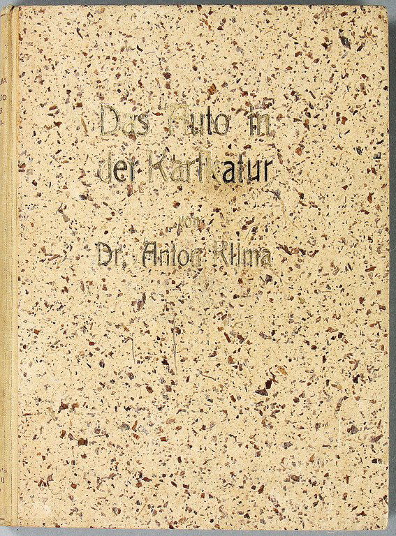 book "Das Auto in der Karikatur" by Klima from 1928, c. (1 of 1)