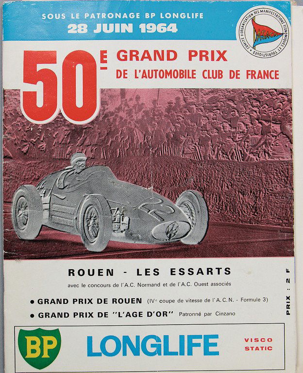 racing programme "50. Grand Prix de France Rouen", (1 of 1)