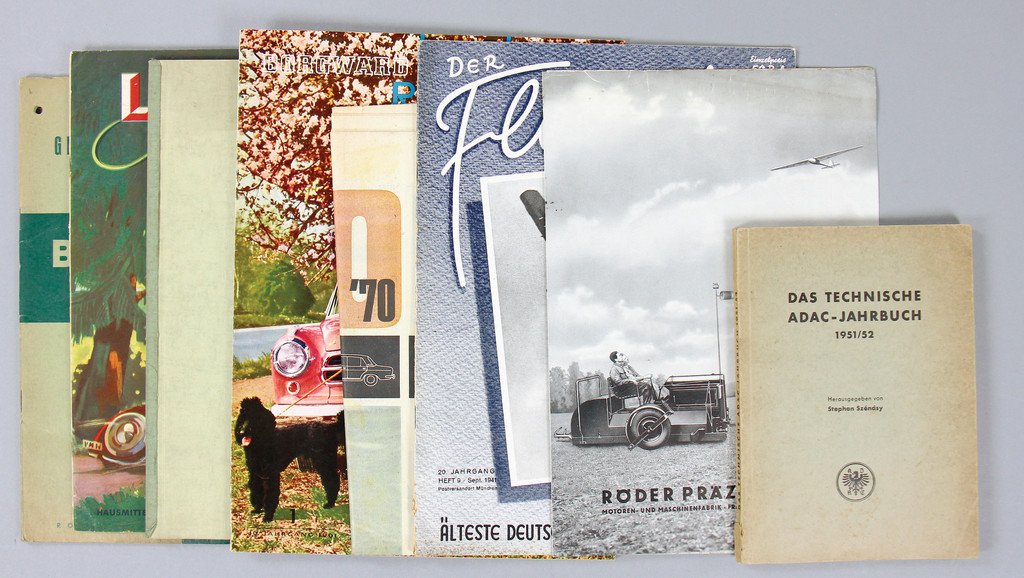 mixed lot 8 pieces, '50s/'60s, No. 1: "Leuna"-magazine, (1 of 1)