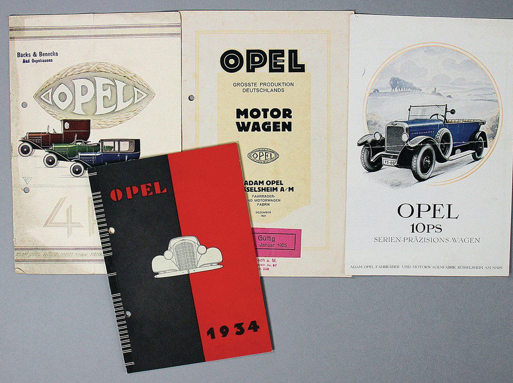 OPEL Mixed lot with 4 pieces, sales (1 of 1)