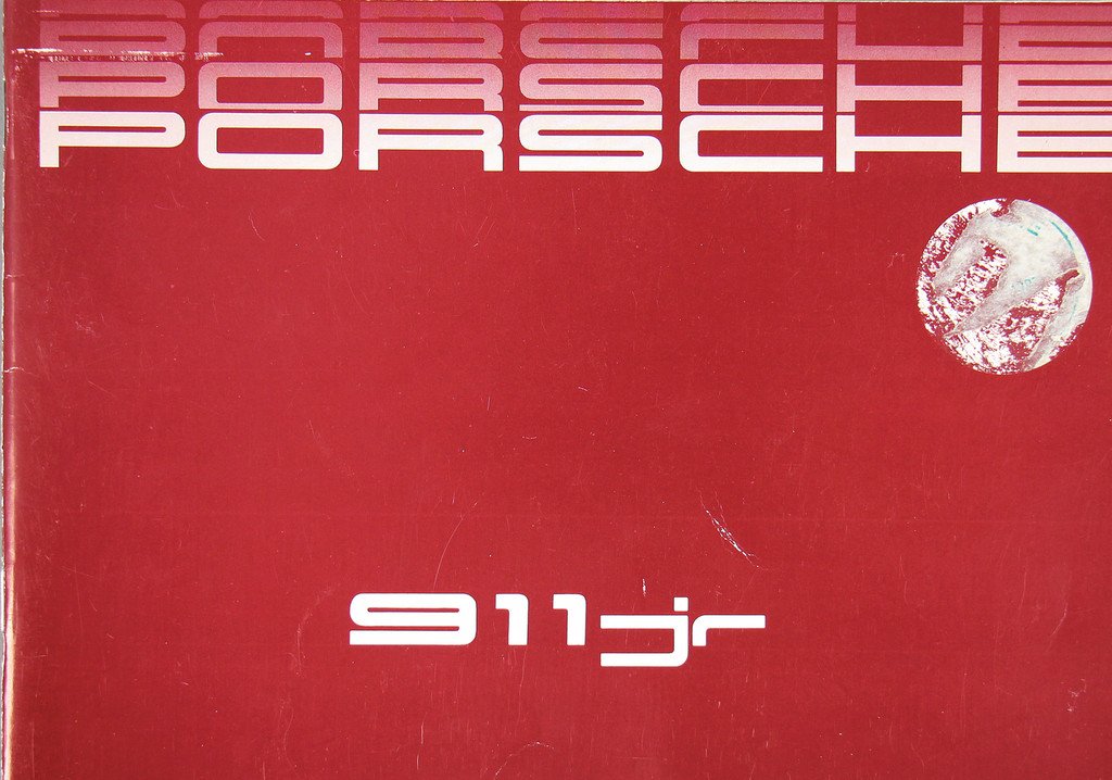 PORSCHE JUNIOR Operating instruction from 1983, German (1 of 1)