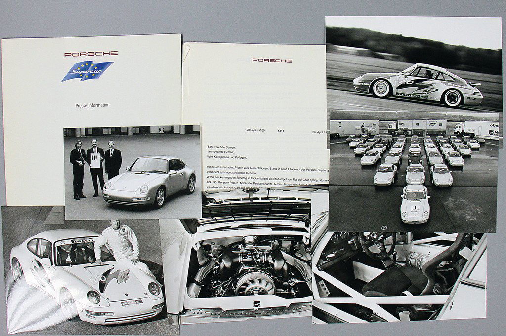 PORSCHE Press report Super Cup 1994, German text, (1 of 1)