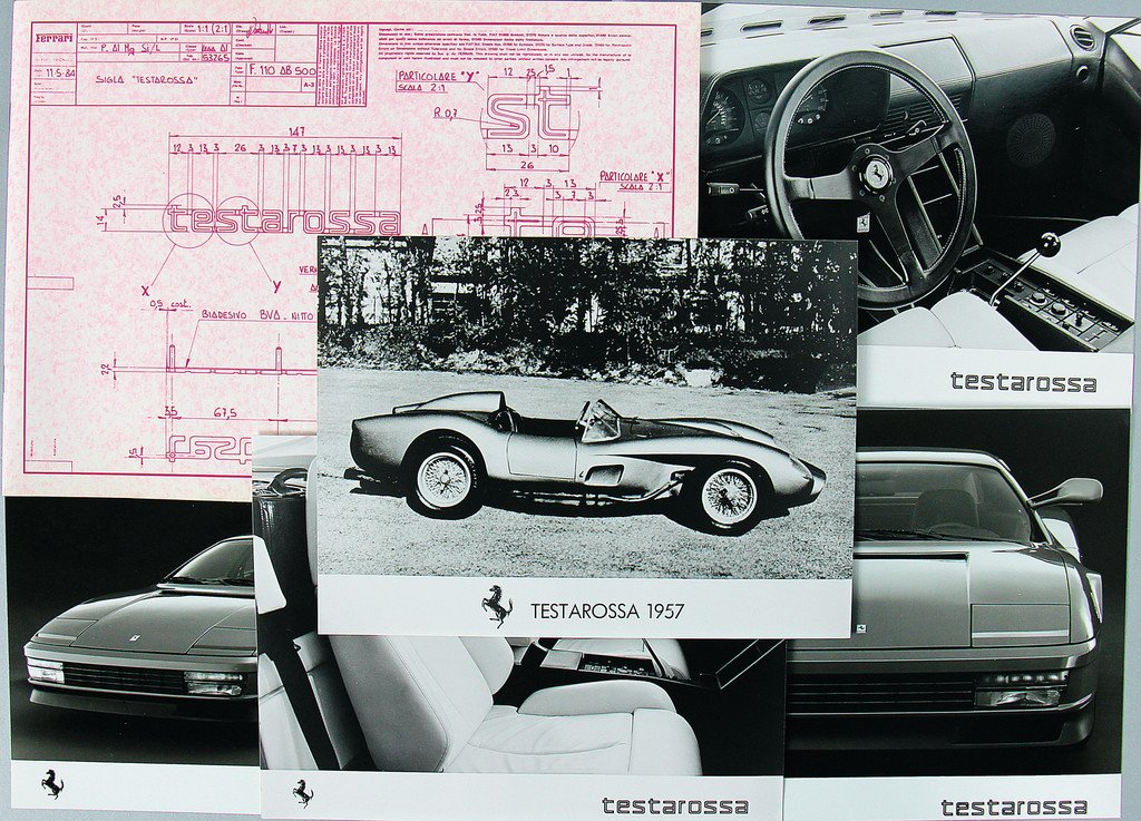FERRARI Press kit Testarossa, 24 pages, Italian text, (1 of 1)
