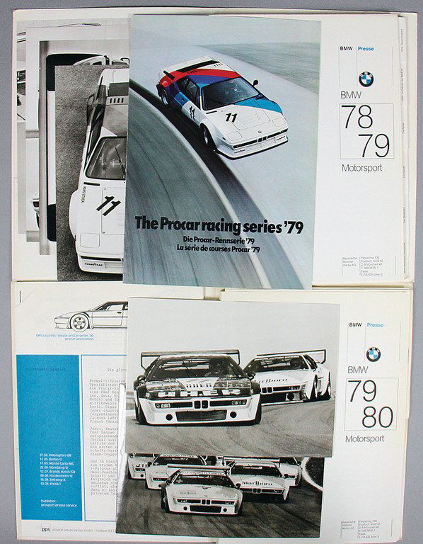 BMW ENGINE SPORT 2 press kits, No. 1 "BMW M1 (1 of 1)