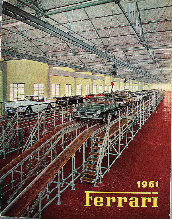 FERRARI Yearbook 1961, cover is damaged, inside good (1 of 1)