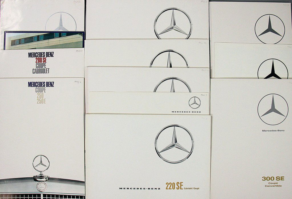 MERCEDES-BENZ '60s, mixed lot of 12 sales (1 of 1)