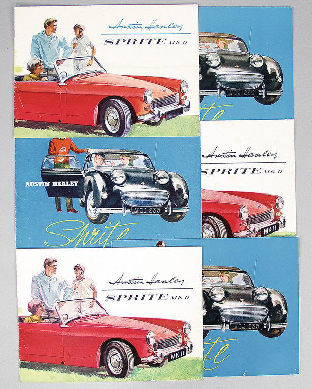 AUSTIN HEALEY Mixed lot of 6 sales brochures, among (1 of 1)