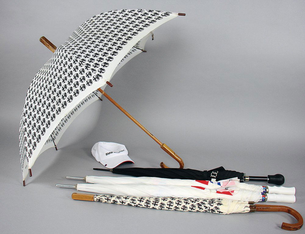 Mixed lot with 6 pieces, umbrellas/cap, among them 2x (1 of 1)