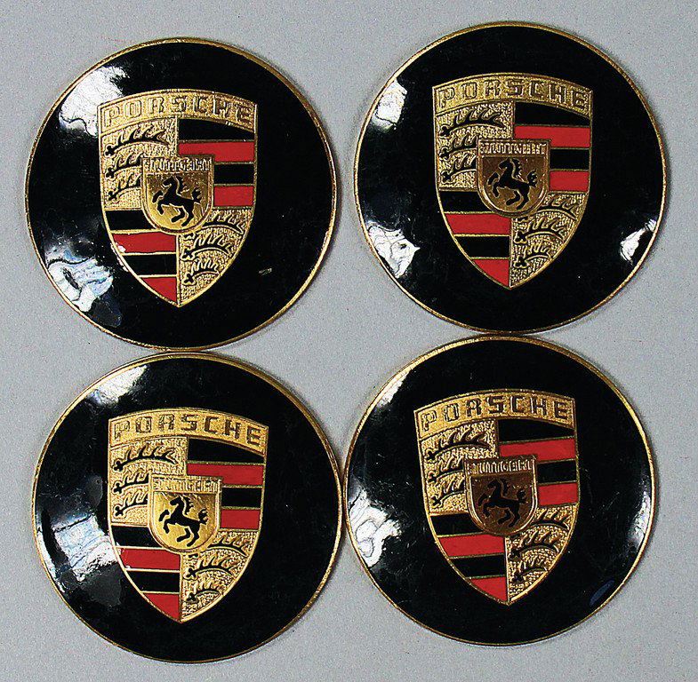 PORSCHE Porsche type 356 4x decorative covers for hub (1 of 1)