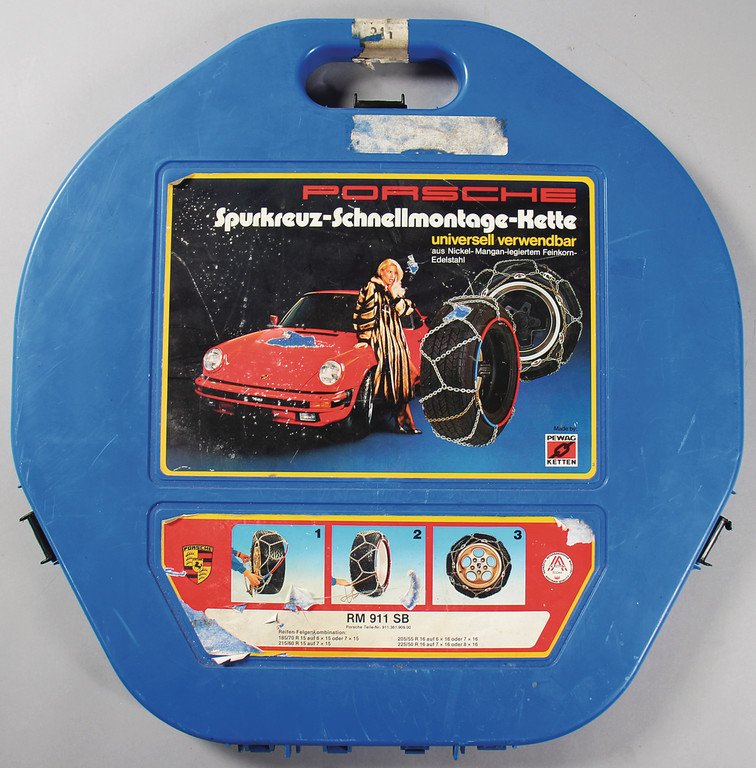 PORSCHE Snow chains, early '80s, with original part (1 of 1)