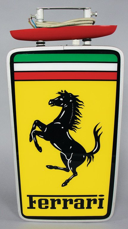 FERRARI Dealer neon sign, '80s-'90s, for overhead (1 of 1)