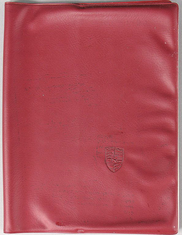 PORSCHE Owner's folder with insurance card of a Porsche (1 of 1)