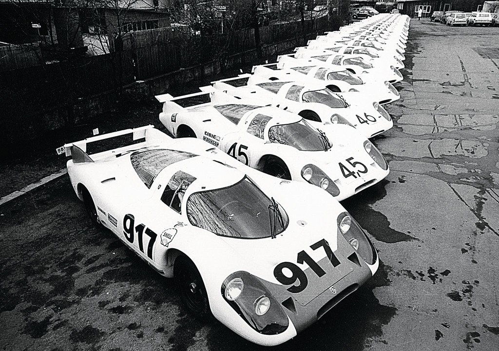 PORSCHE Original company photo, (on the back stamped (1 of 1)